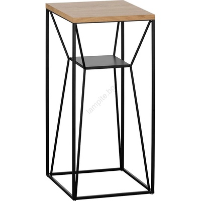 EGLO 424013 - Странична маса OTAWARA 65, 5x30, 5 см черен/кафяв (EG424013)