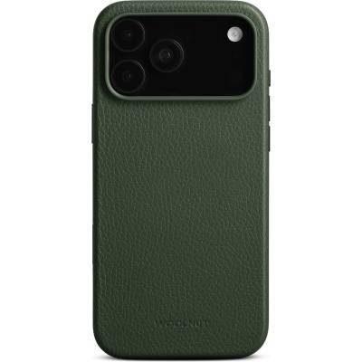 WOOLnut Калъф за iPhone 17 Pro Max от Woolnut - Кожен - Зелен (K-WN-IP17PM-C-3226-GN)