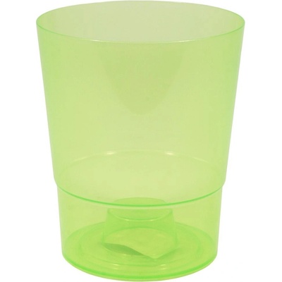 Kinekus Kvetináč plastový, transparentný, 12,5 cm, COUBI ORCHID, zelený
