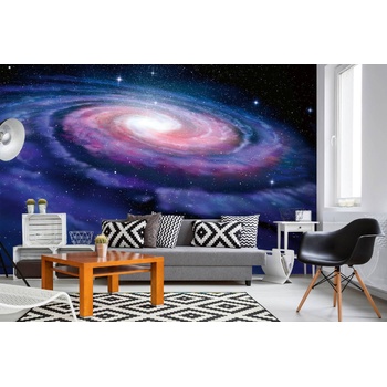 DIMEX ART s. r. o Самозалепваща се флизелинова фототапета спирална галактика 375 x 250 см