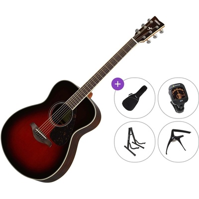 Yamaha FS830 Premium SET Tobacco Brown Sunburst Фолк китара