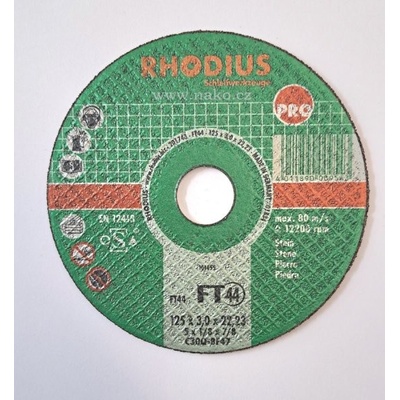 Rhodius FT44S Řezný kotouč 125 x 3 mm 101455
