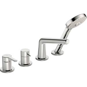 Hansa Designo - Смесител на ръба на ваната, монтаж на 4 дупки, хром 53122063 (53122063)