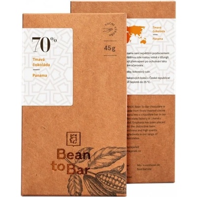 Čokoládovna Janek Bean to bar Uganda 65% hořká 45 g