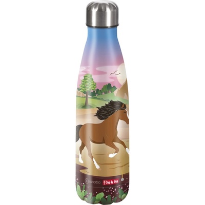 Step By Step Izolovaná láhev na pití z nerezové oceli 500 ml Wild Horse Ronja