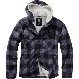 Brandit Мъжко яке в десен на сиво каре Brandit Lumber MODEL735 SALE - , размер XL