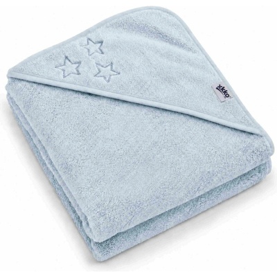 Kikko BIO bavlněná froté osuška s kapucí XKKO Organic 90x90 Baby Pink Stars Organic