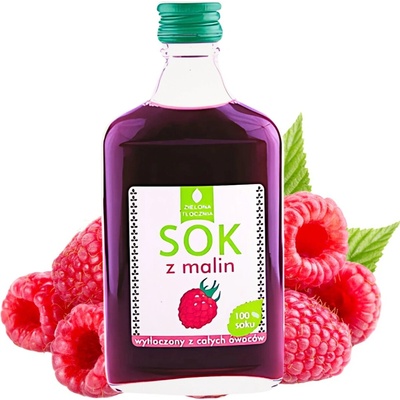 Zielona Tłocznia lisovaná za studena Malinová šťava 200 ml