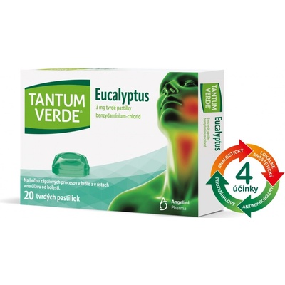 Tantum Verde Eucalyptus pas.ord.20 x 3 mg