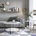 ASIR GROUP Масичка за кафе CORRO 45x80 cм бяла/черна (AS0887)