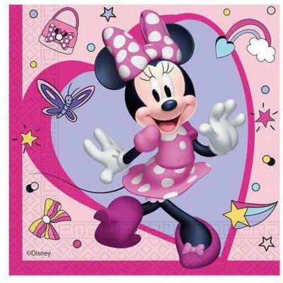 Procos Obrúsky papierové EKO Minnie Mouse Junior 33x33 cm 20 ks