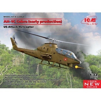 ICM AH-1G Cobra early production US Attack Helicopter 1:32