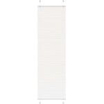 vidaXL Плисирана щора Бяла 60x200 cm Ширина на плата 59, 4 cm Полиестер (4015509)