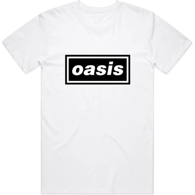 Oasis tričko Decca Logo biele