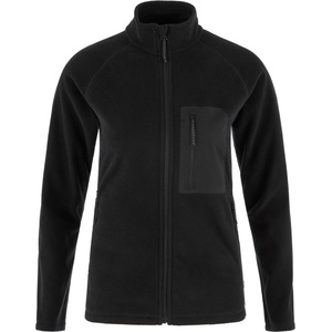 Fjällräven Дамско поларено яке Fjällräven Women's Kaipak Fleece Fleece jacket - Black / Black (105-7728-0115)