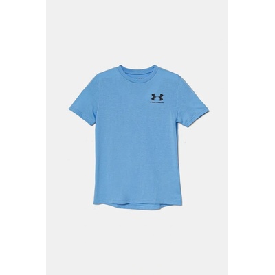 Under Armour Ua B Sportstyle Left Chest SS 1363280-465 modrá