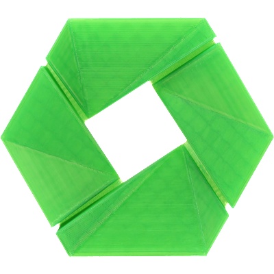 3DJAKE easyPETG Transparent Green - 1, 75 mm / 2300 g (9010707006596)