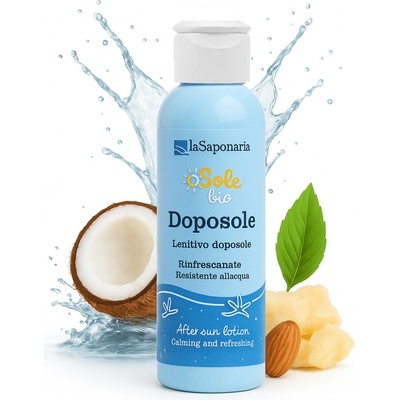 laSaponaria zklidňující tělové mléko po opalování BIO 150 ml