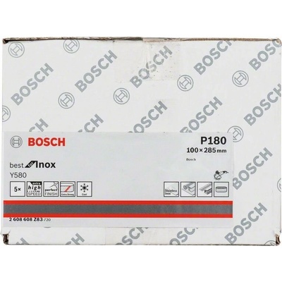 BOSCH Brusný návlek Y580 100 x 285 mm, 90 mm (5 ks) 2608608Z83