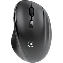 Manhattan Ergonomic Wireless Mouse with 2-in-1 USB Receiver 190237
