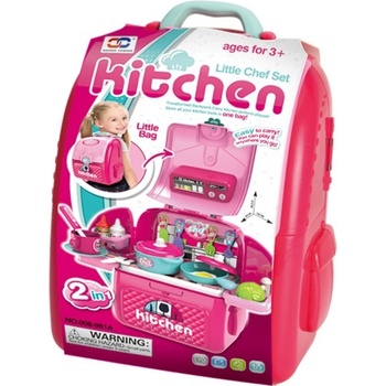 Alltoys Kuchynská sada v ružovom batohu