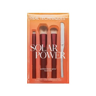 Real Techniques Solar Power Golden Hour Glow Base Set комплект четки