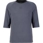 Stoic Мъжка фланелка с къс ръкав за колоездене Stoic PerformanceMerino LofsdalenSt. MTB 3/4 Shirt Cycling jersey - Ink Grey / Black (056-4034-0211)