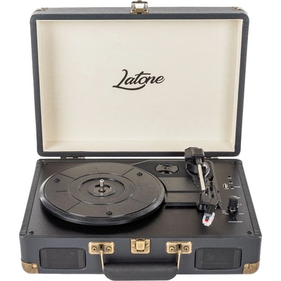 Latone RetroCase Black Portable (LT-01PBK)