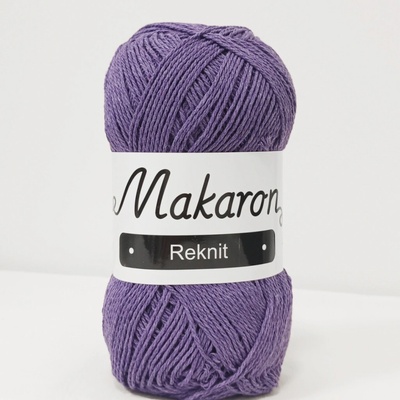 Makaron Reknit fialová 2mm