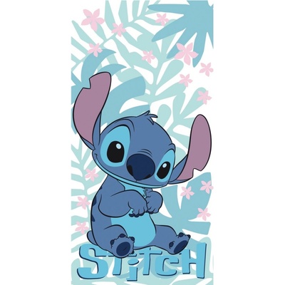 Jerry Fabrics Bavlněná osuška 70 x 140 cm Lilo and Stitch Palm Leaves