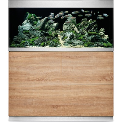 Oase HighLine Optiwhite akvarijní set dub 302 l