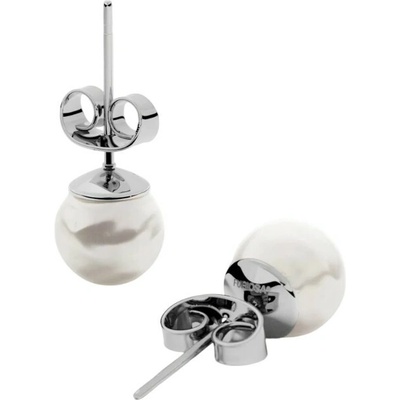 Furiosa Elegantní peckové náušnice Pearl Dot SE-PEARLDOT-S