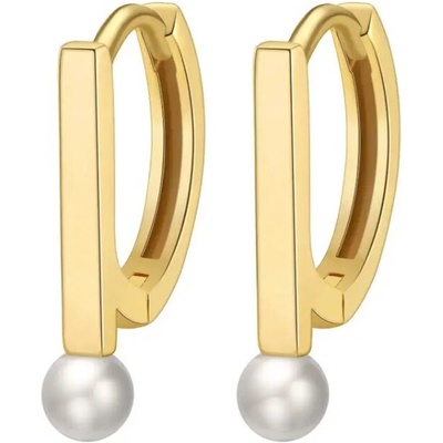 Majya Strieborné náušnice IMA pozlátené 11322