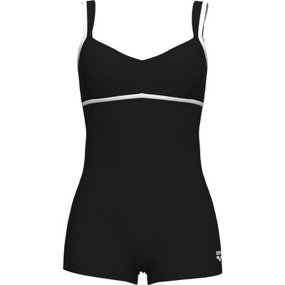 arena Дамски бански костюм Arena Women's Venus Combi Swimsuit - Black / White - размер 34 (EU) (150-2739-0611)