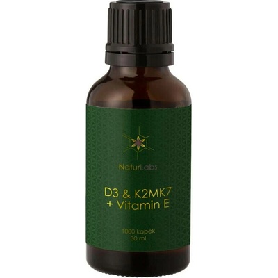 NaturLabs Vitamin D3 + K2 + E extra silný 1000 IU 30 ml