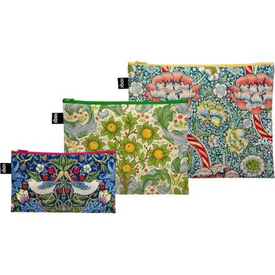 Loqi taštičky na zips William Morris The Strawberry Thief 3 ks