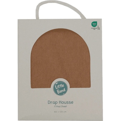 Little band Чаршаф с ластик Little band - 60x120 cm, Пекан (LTB413515)