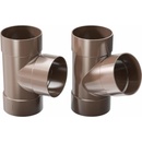 Gutta Aqua Napojení do PVC svodu 67,5° 90 mm cihlově červené