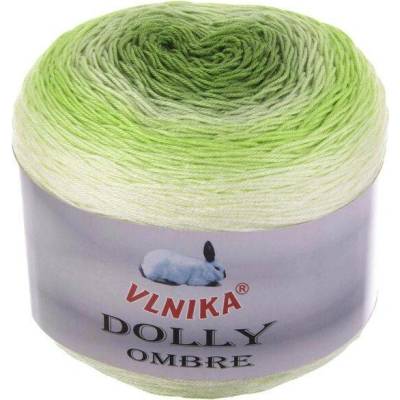 Vlnika Příze Dolly Ombre 300 zelená