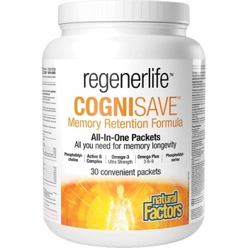 Natural Factors RegenerLife Cognisave, 30 пакета, Natural Factors (1923 NF)