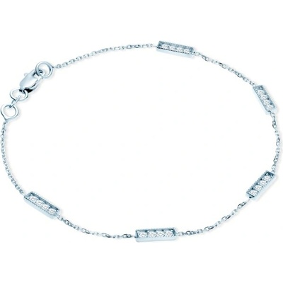 SAVICKI Náramok biele zlato s diamantmi 0.25 ct 16 cm - SAVMAYB1000101619