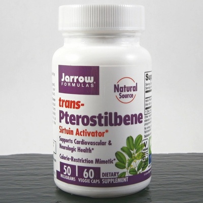 Jarrow Formulas trans-Pterostilbene 50 mg 60 kapslí