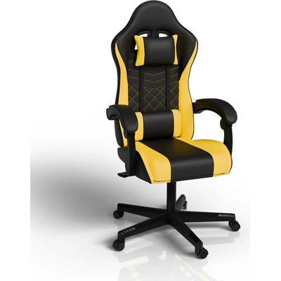 InternetovaZahrada HyperSeat čierna/žltá