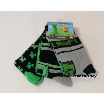 Minecraft Dětské ponožky 3pack dorost