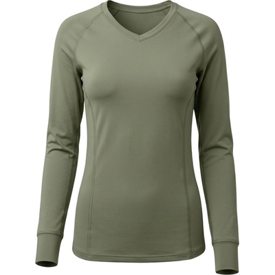 GOLF NANO tričko dlhý rukáv V dámske khaki