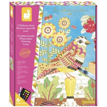 Janod Atelier Комплект Maxi Рисуване с водни бои Градина от 6 години