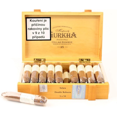 Gurkha Cellar Res.15y Solaro Double Robusto 1/20