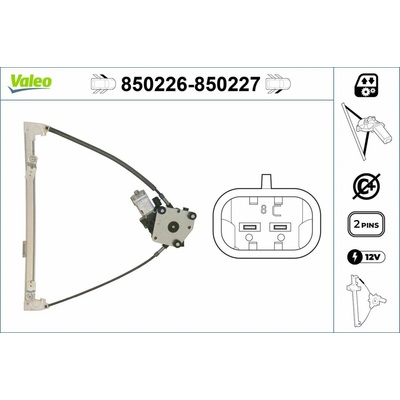 Mechanizmus zdvíhania okna VALEO 850227