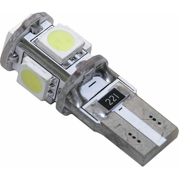 Compass 5 SMD LED 12V T10 s rezistorem CAN-BUS ready bílá 33794