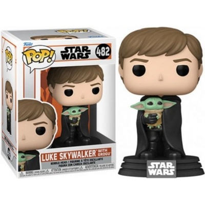 Funko Pop! 482 Star Wars The Mandalorian Luke Skywalker With Grogu